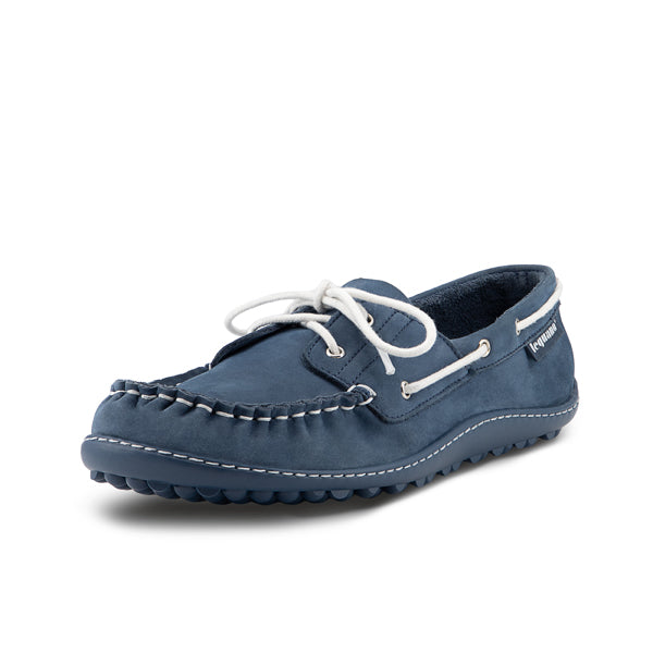 Leguano Barefoot Shoes Morecassin Bleu