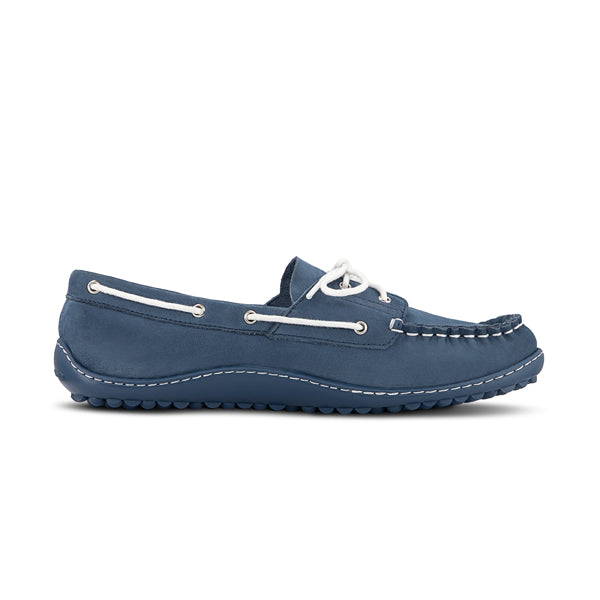 Leguano Barefoot Shoes Morecassin Bleu