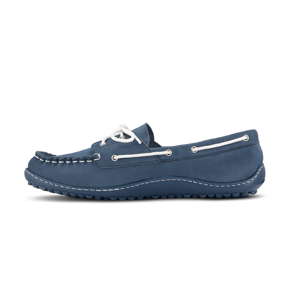 Leguano Barefoot Shoes Morecassin Bleu