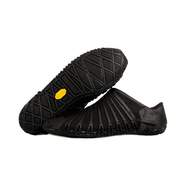 Vibram Furoshiki Knit Low - Chaussures pieds nus pour femmes noires 