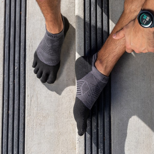 Injinji Run Lightweight No-Show 2.0 Noir/Gris