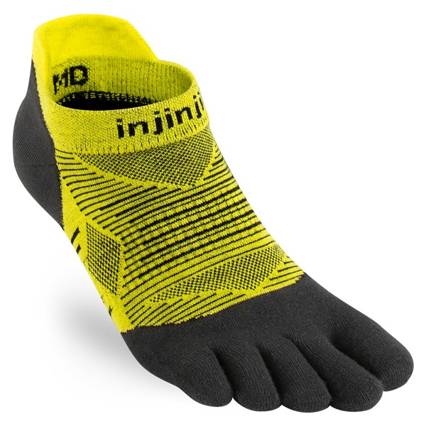 Injinji Run Lightweight No-Show 2.0 Jaune/Noir