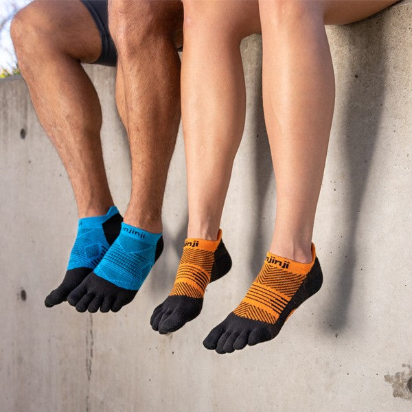 Injinji Femme Run Lightweight No-Show Tiger