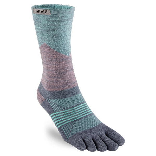 Injinji Chaussettes à orteils Femme Trail Crew Quartz