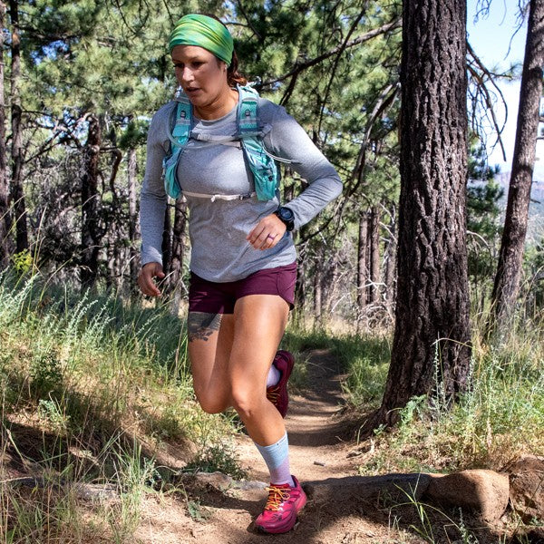 Injinji Chaussettes à orteils Femme Trail Crew Quartz