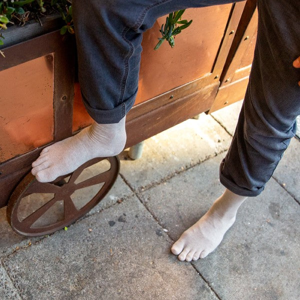 Chaussettes Injinji Toe Socks Liner Crew en coton recyclé