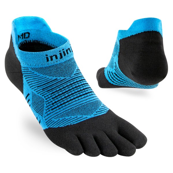 Injinji Run Original No-Show Bleu/Noir