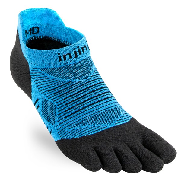Injinji Run Lightweight No-Show 2.0 Bleu/Noir