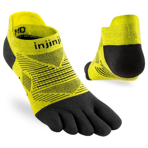 Injinji Run Lightweight No-Show 2.0 Jaune/Noir