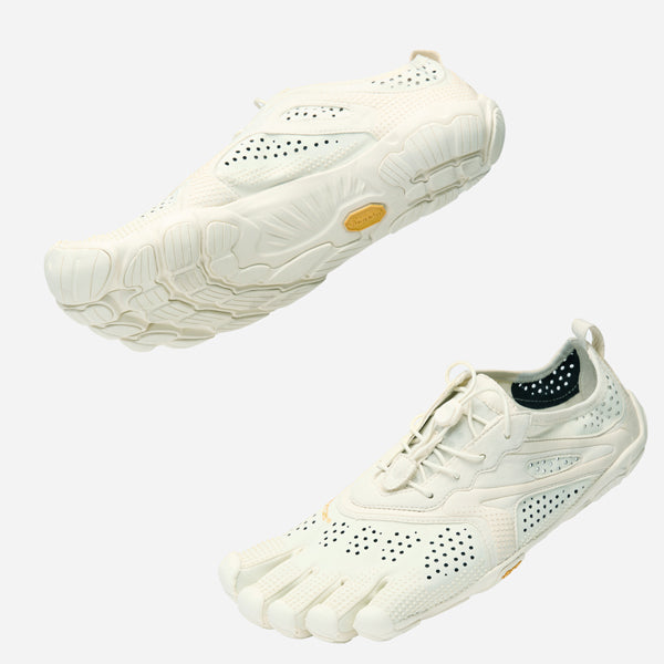 Vibram Fivefingers V-Run - Barefoot Shoes Total Ivory