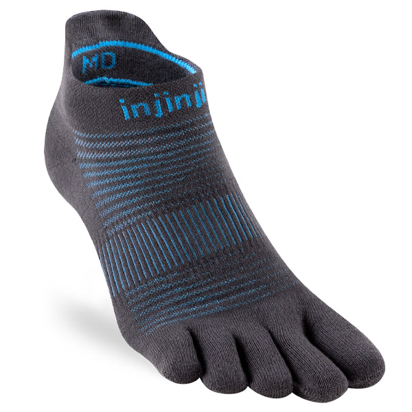 Injinji Run Lightweight No-Show Carbon