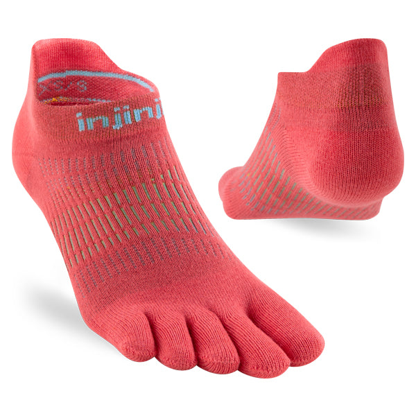 Injinji Women Run Lightweight No-Show Coral
