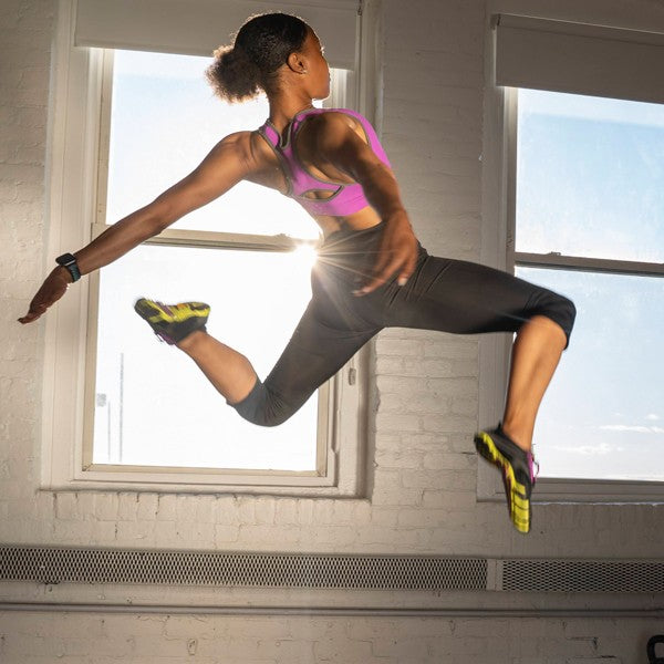 Vibram Fivefingers V-Run Femme Noir/Jaune/Pink