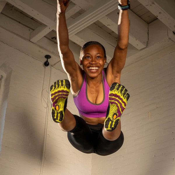 Vibram Fivefingers V-Run Femme Noir/Jaune/Pink