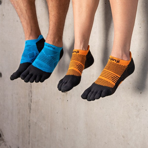 Injinji Run Lightweight No-Show 2.0 Bleu/Noir