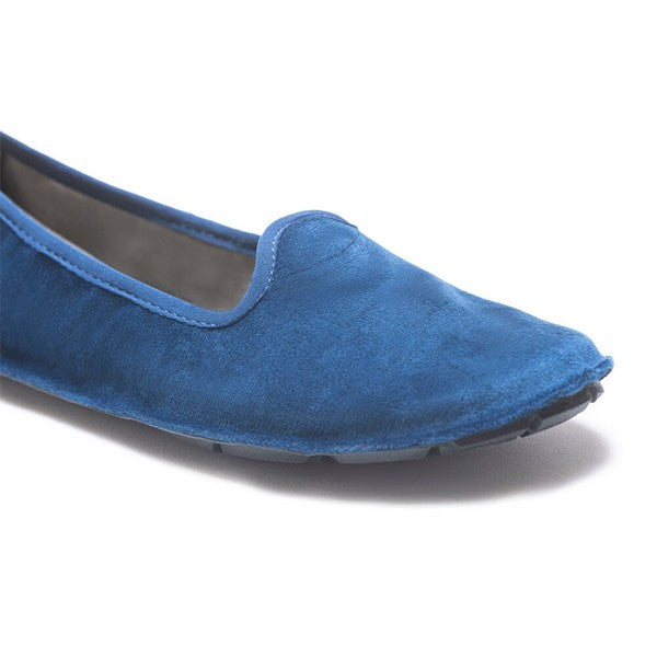 Vibram One Quarter Slip-on Femme Velvet Bleu/Noir