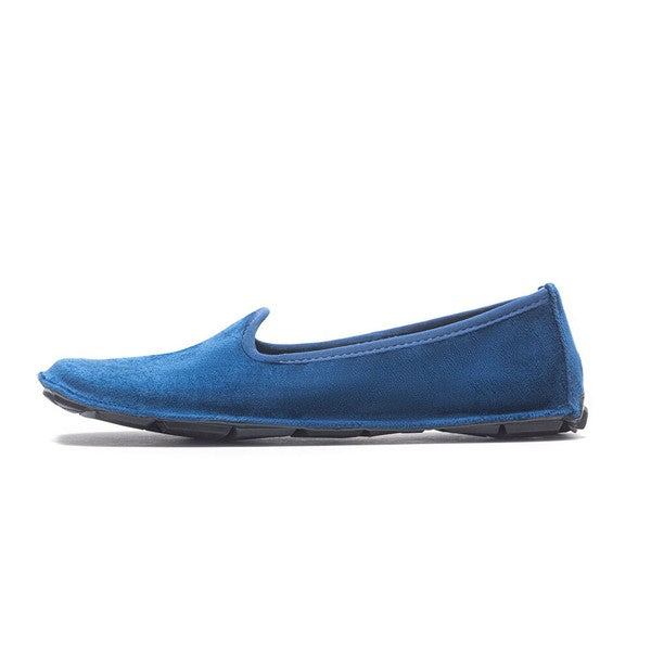 Vibram One Quarter Slip-on Femme Velvet Bleu/Noir