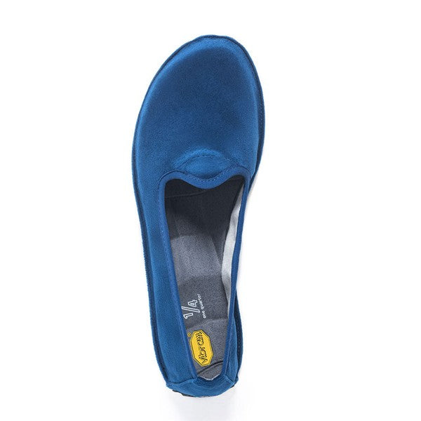 Vibram One Quarter Slip-on Femme Velvet Bleu/Noir