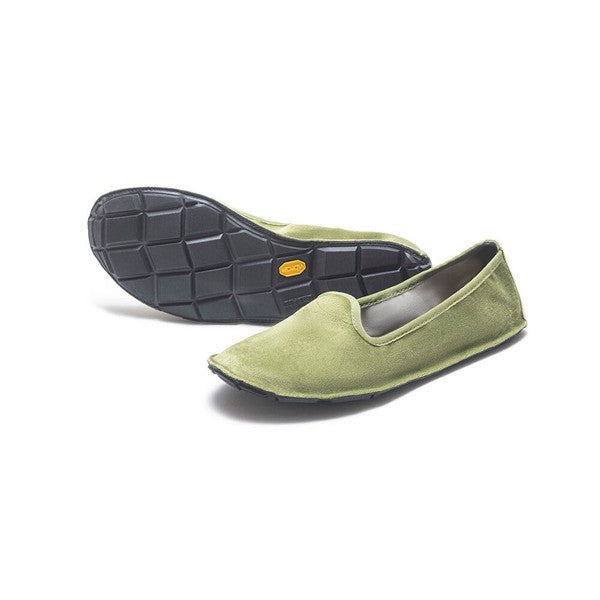 Vibram One Quarter Slipon Femme Velvet Vert/Noir