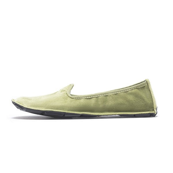 Vibram One Quarter Slipon Femme Velvet Vert/Noir