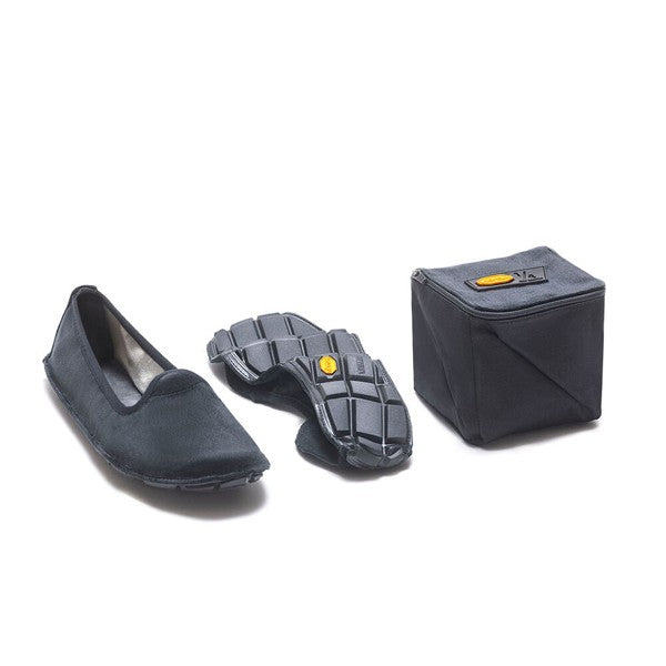 Vibram One Quarter Velvet Femme Noir 