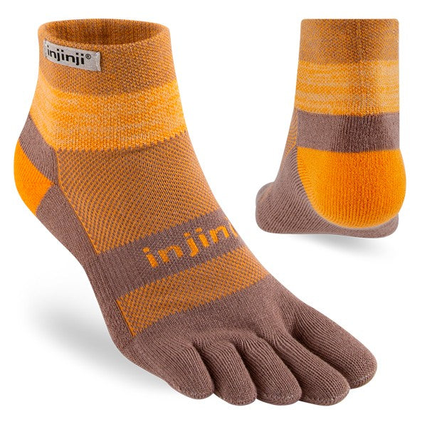 Chaussettes Injinji Trail Midweight Mini Crew - Orteils Terre