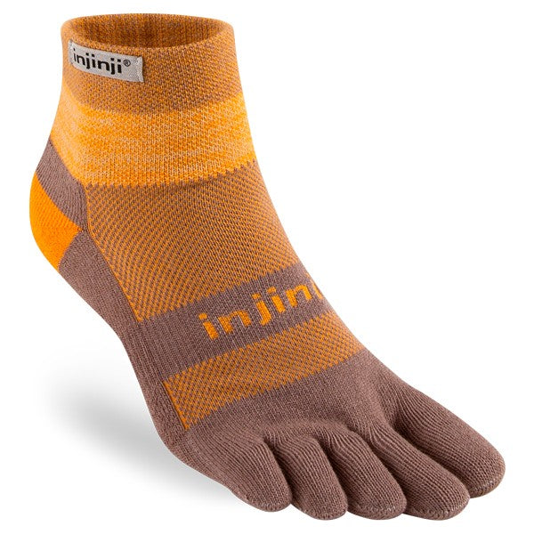 Chaussettes Injinji Trail Midweight Mini Crew - Orteils Terre