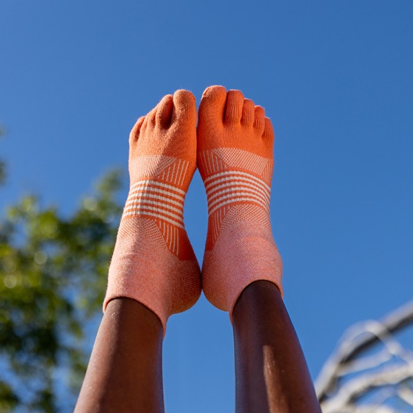 Mini pull Injinji Trail MDW pour femme, couleur géranium