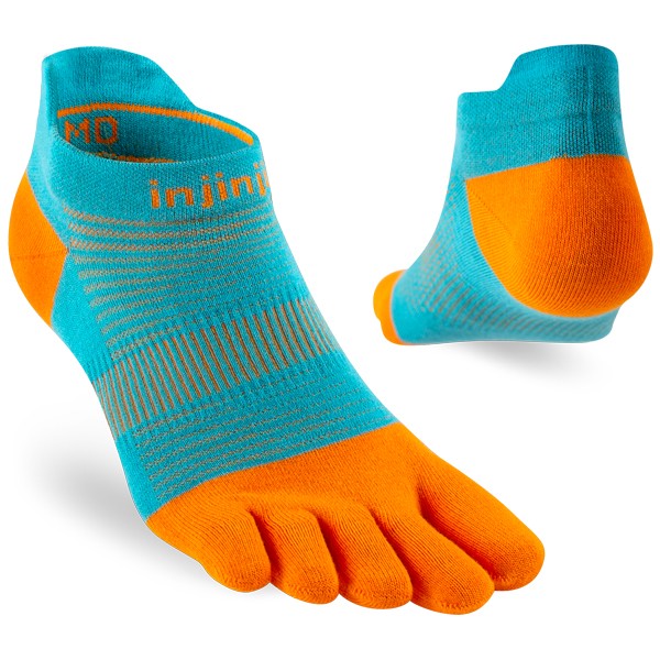 Injinji Run Lightweight No-Show Tangelo