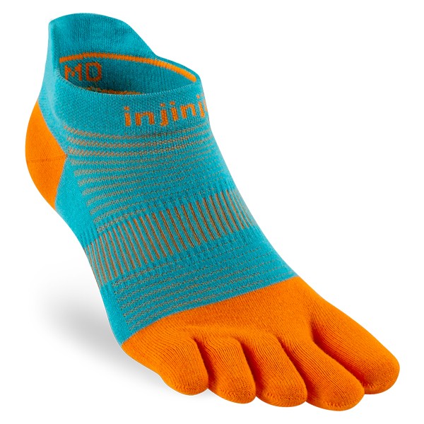 Injinji Run Lightweight No-Show Tangelo