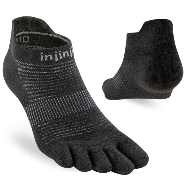 Injinji Run Lightweight No-Show Noir