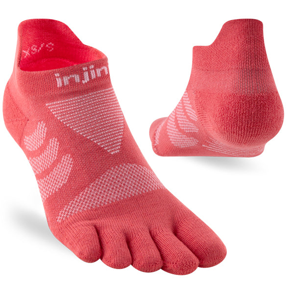 Injinji Women Ultra Run No-Show Coral