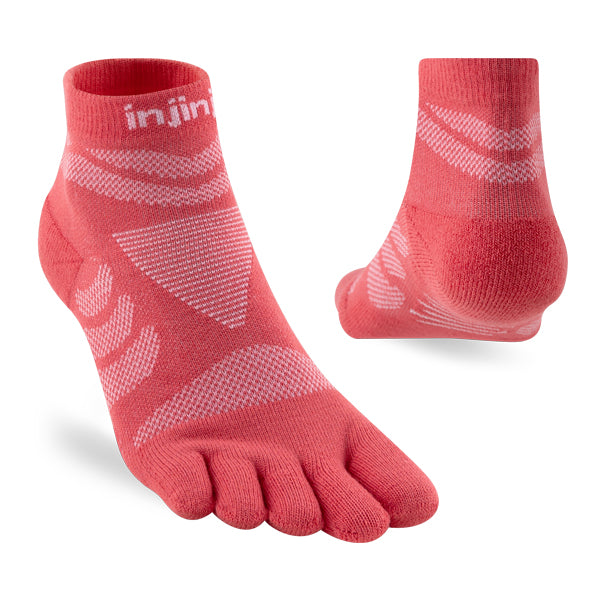 Injinji Women Ultra Run Mini-Crew Coral
