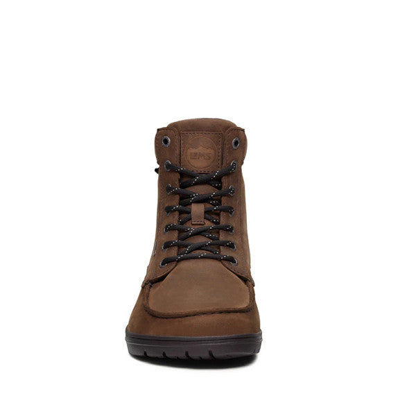 Lems Boulder Boot - Barefoot Shoes Waterproof Weathered Umber