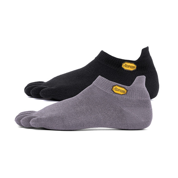 Vibram Fivefingers No -Show Lot de 2 Noir/Gris