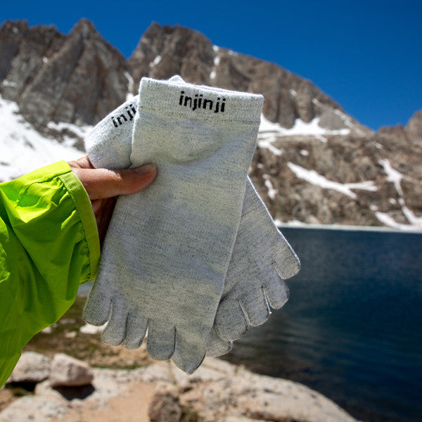 Injinji Liner Mini-Crew - Chaussettes à orteils Gris