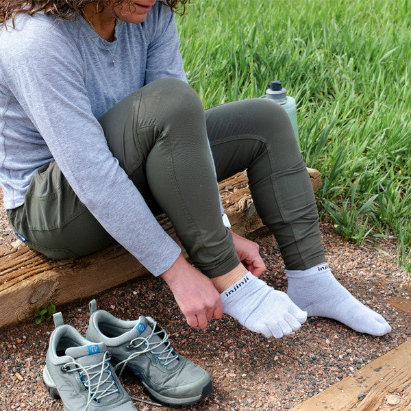 Injinji Liner Mini-Crew - Chaussettes à orteils Gris