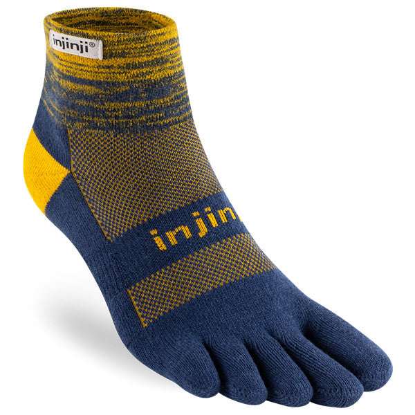Chaussettes Injinji Trail Mini-Crew à orteils Moonlit