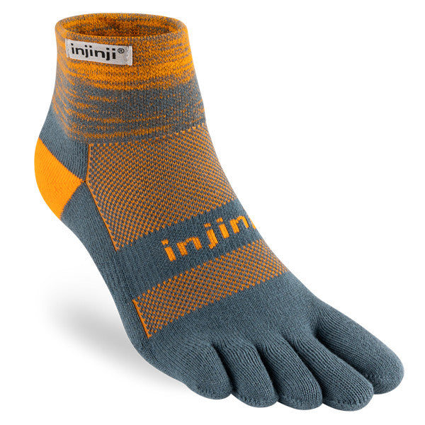 Chaussettes Injinji Trail Mini-Crew Toe Wave