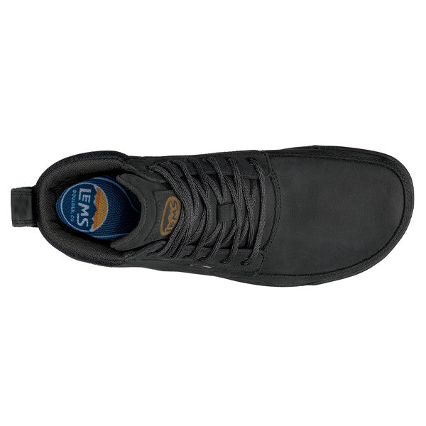 Sommet des bottes Lems Boulder - Chaussures pieds nus couleur charbon