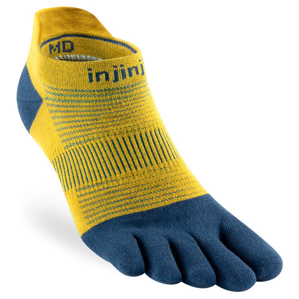 Injinji Run Lightweight No-Show Royal Yellow