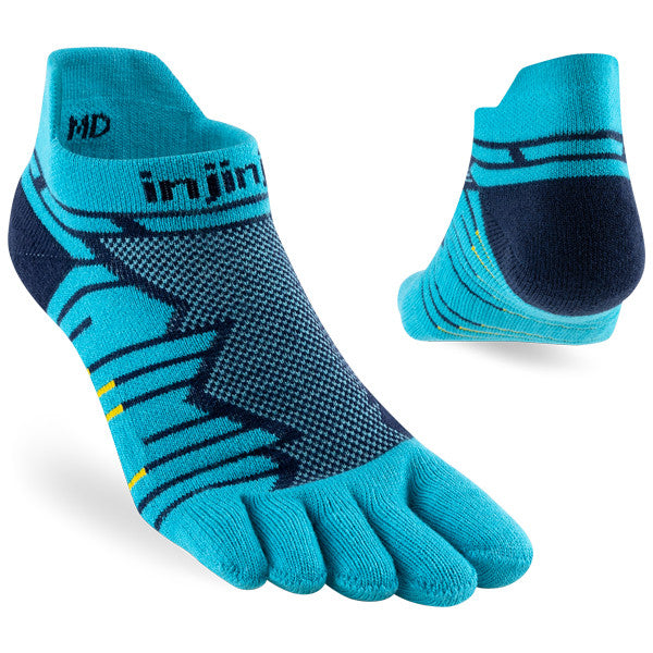 Injinji ULTra Run No-Show Bleu Pacifique