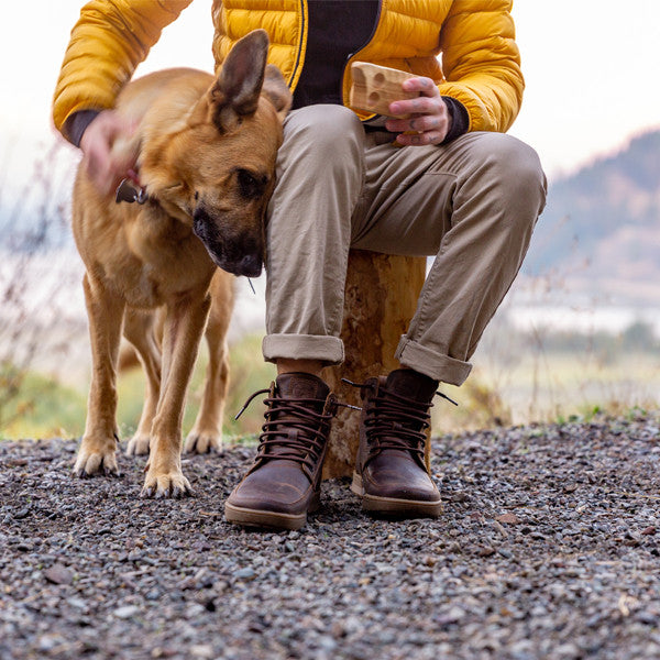 Lems Boulder Boot Summit - Chaussures pieds nus marron