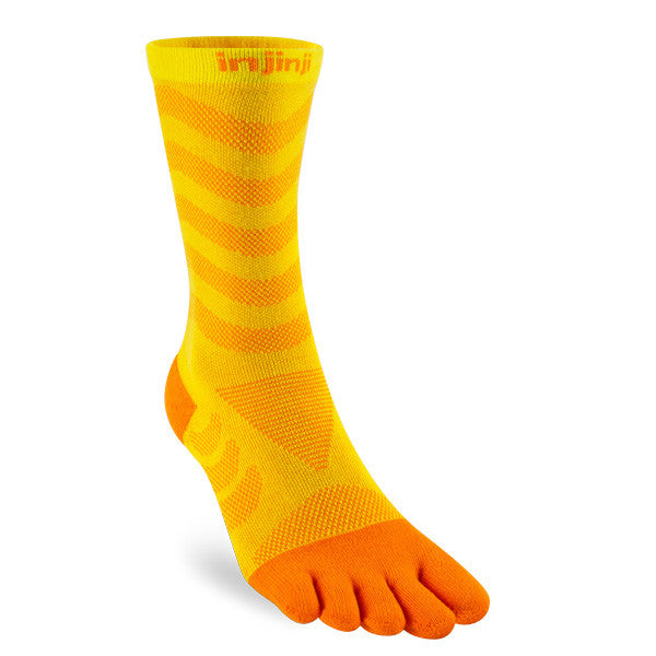 Maillot Injinji Women Run Ultra jaune orange