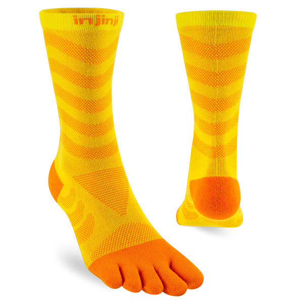 Maillot Injinji Women Run Ultra jaune orange