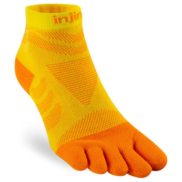 Débardeur Injinji Run Ultra Mini pour femme, jaune/orange