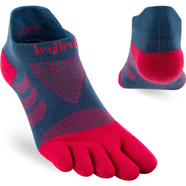 Injinji Women's Ultra Run No-Show Berry