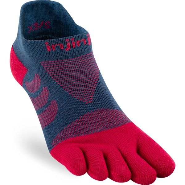 Injinji Women's Ultra Run No-Show Berry