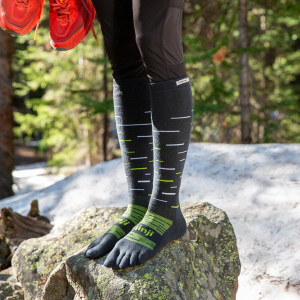 Chaussettes montantes Injinji Snow