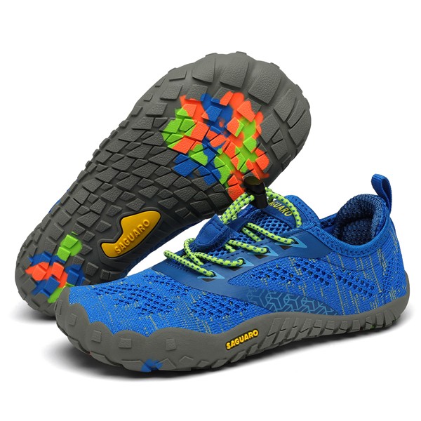 Saguaro Enfant Smart I - Barefoot Shoes Bleu